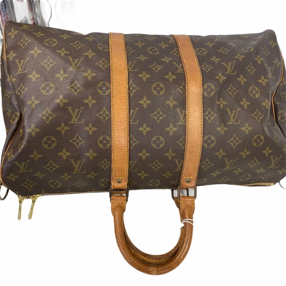 Louis Vuitton Travel bag Boston Keepall 45 Brown - Picture 7 of 11